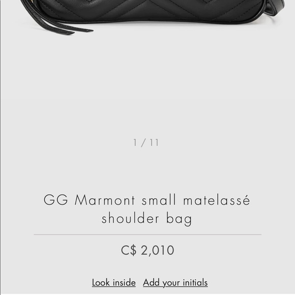 SOLD - Gucci GG Marmont Small Matelassé Shoulder Bag - Picture 10 of 10